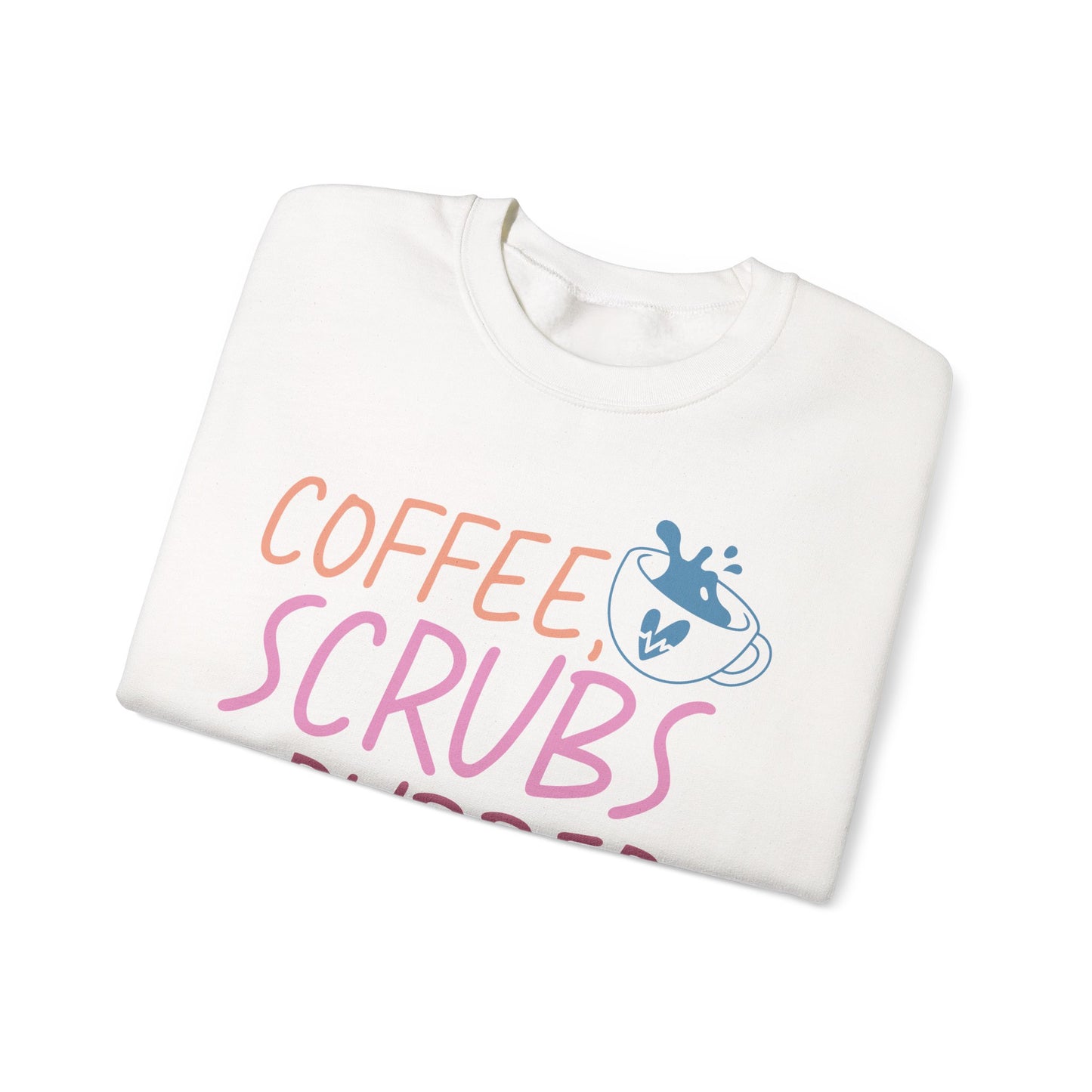 Coffee Scrubs & Rubber Gloves Crewneck Sweatshirt