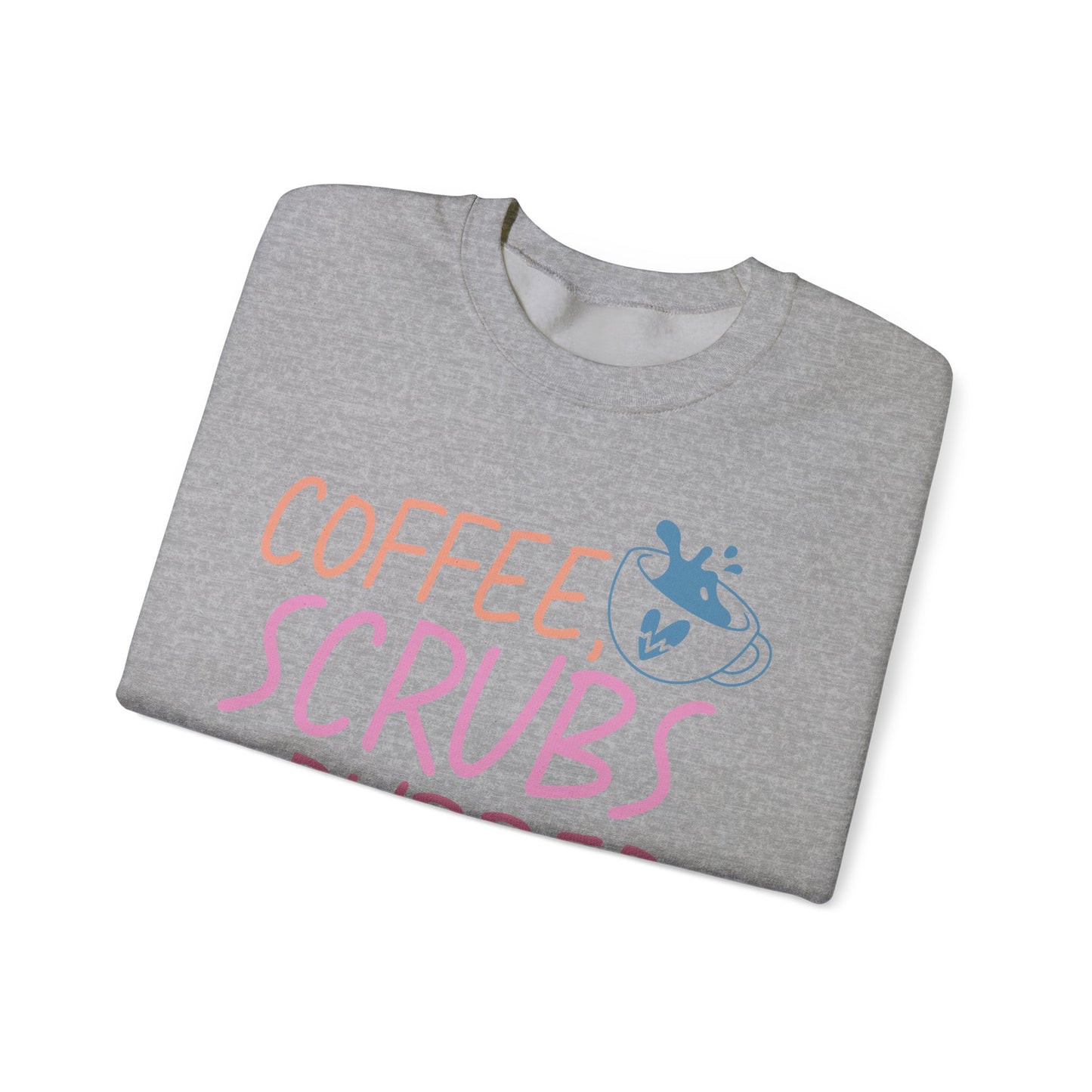 Coffee Scrubs & Rubber Gloves Crewneck Sweatshirt