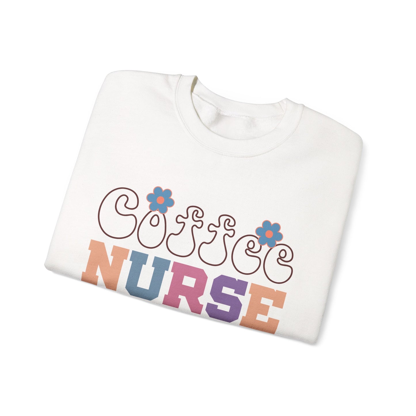 Coffee Nurse Repeat Crewneck Sweatshirt
