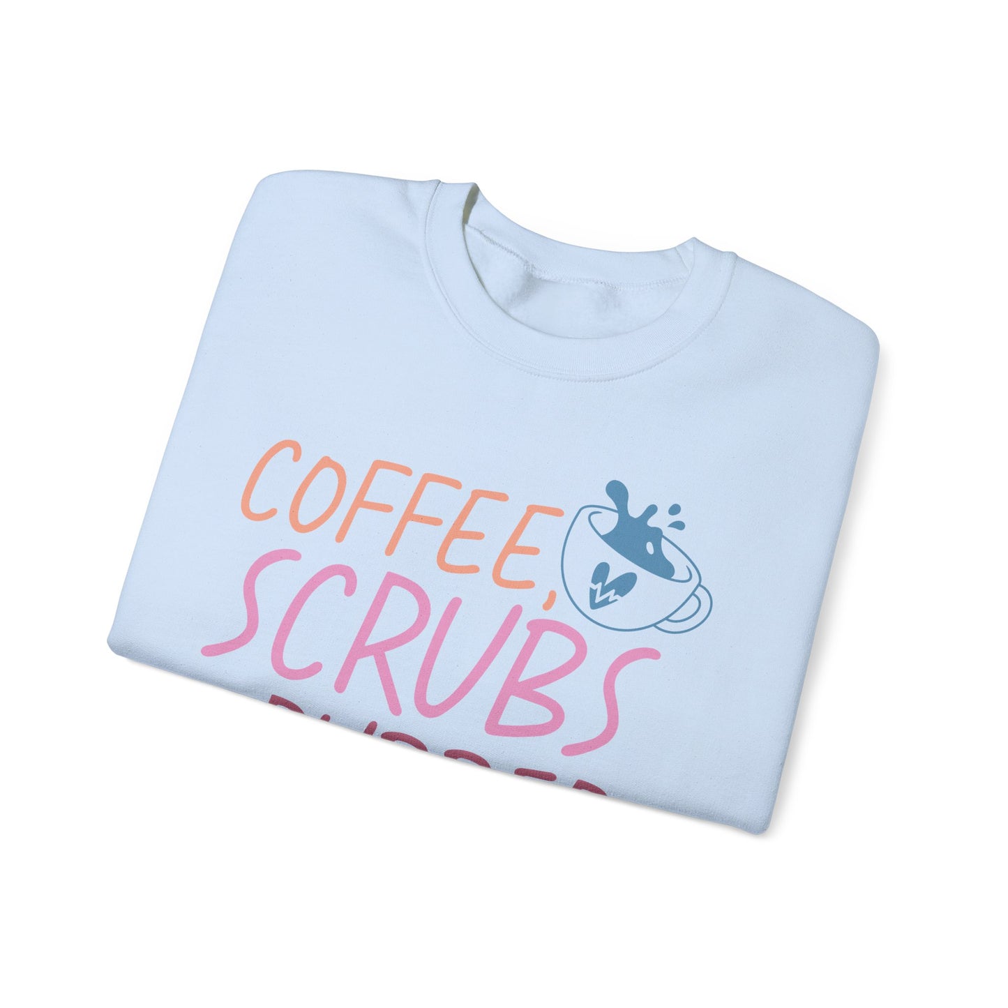Coffee Scrubs & Rubber Gloves Crewneck Sweatshirt