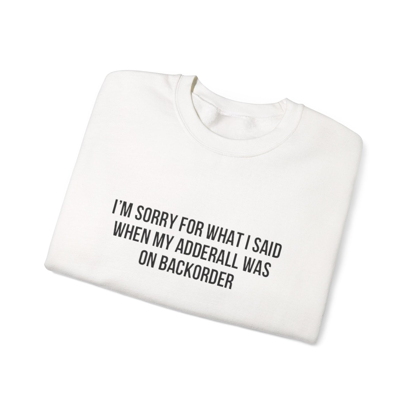 Adderall Crewneck