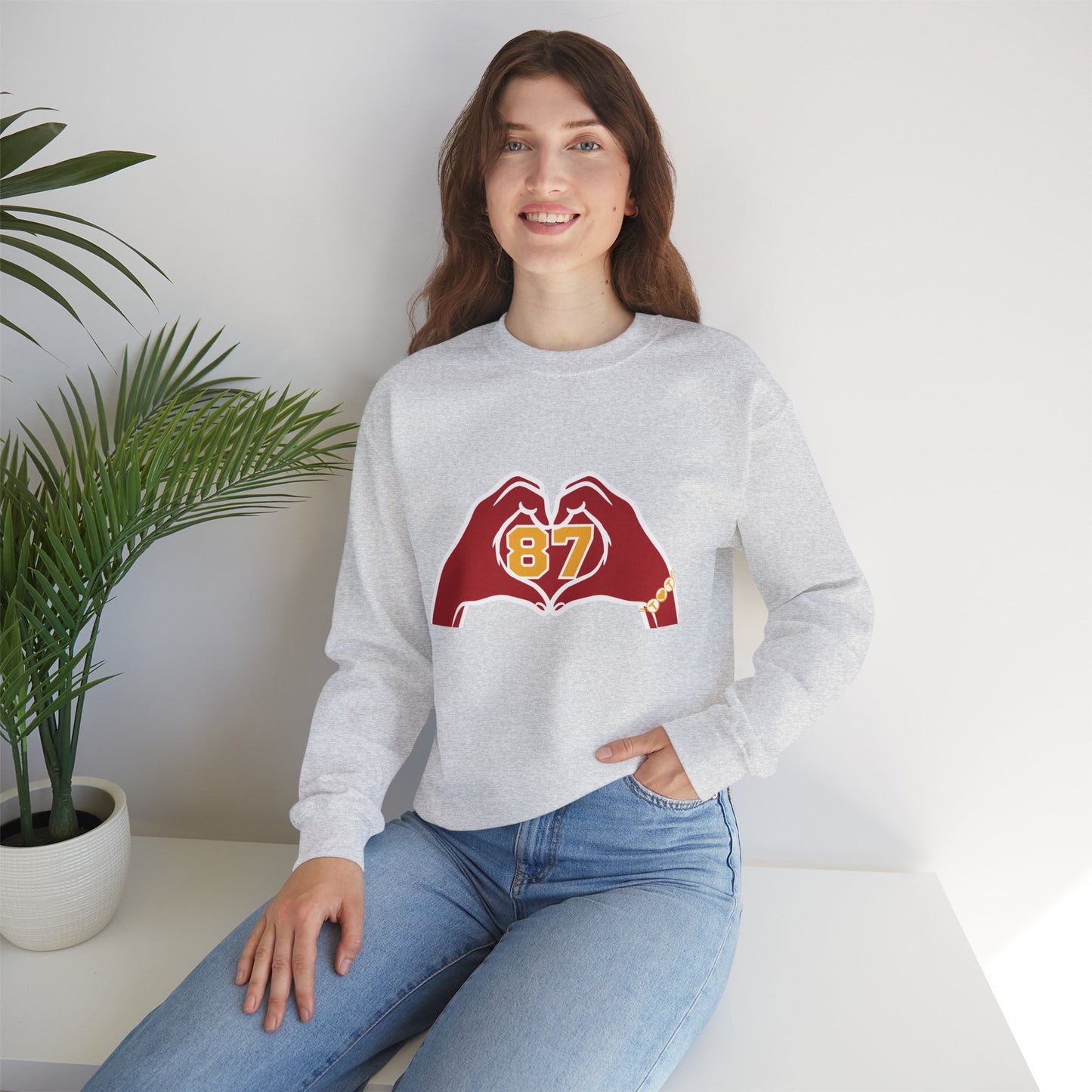 Hand Hearts Crewneck Sweatshirt