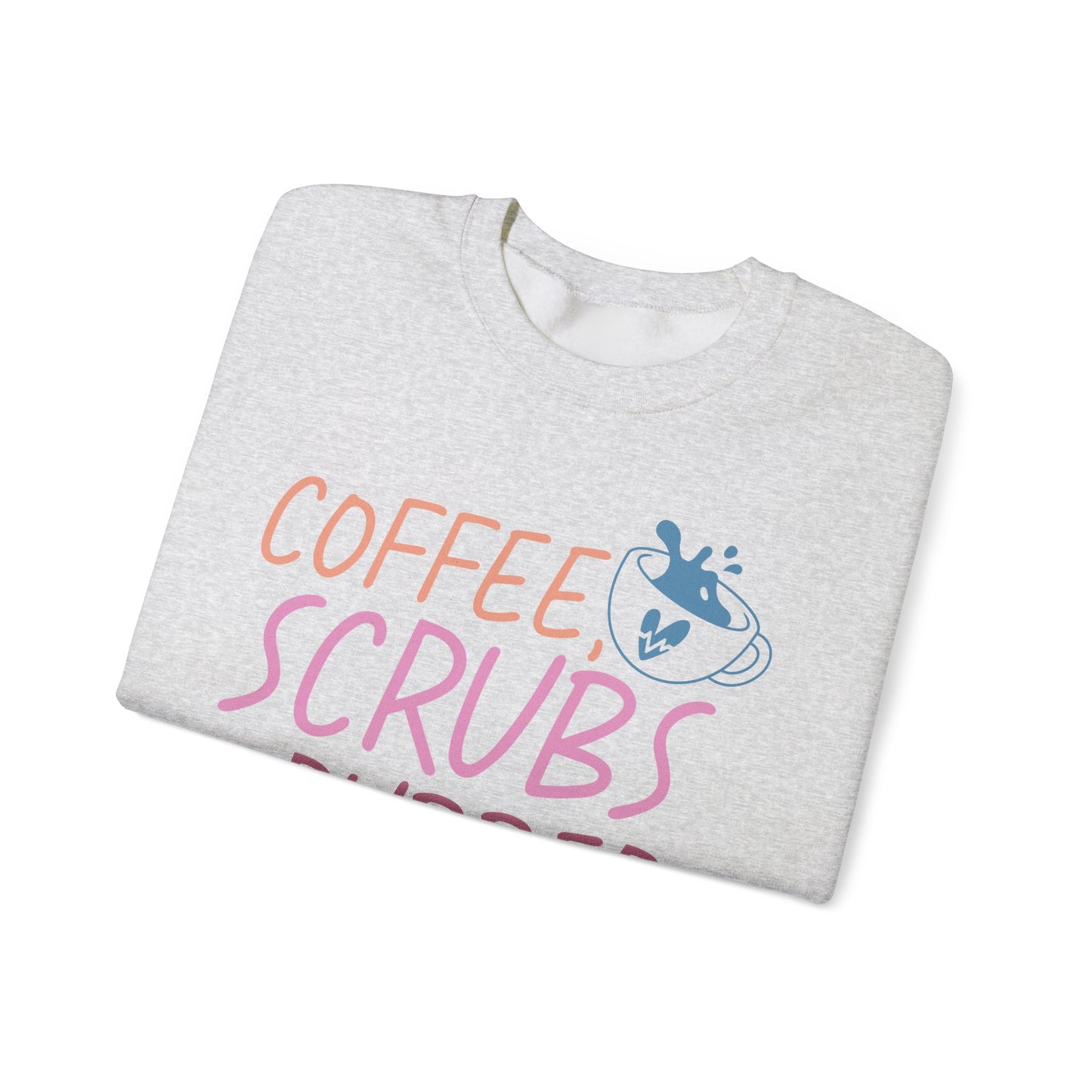 Coffee Scrubs & Rubber Gloves Crewneck Sweatshirt
