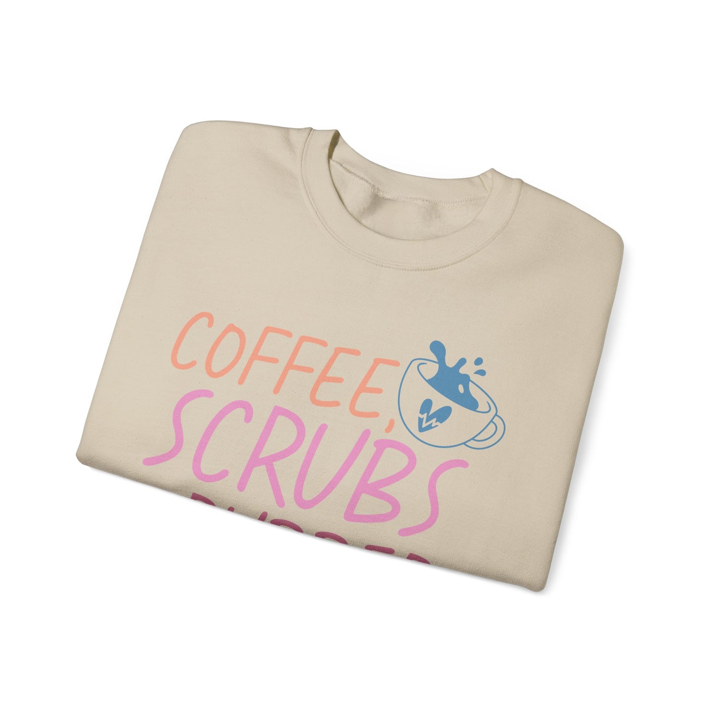 Coffee Scrubs & Rubber Gloves Crewneck Sweatshirt