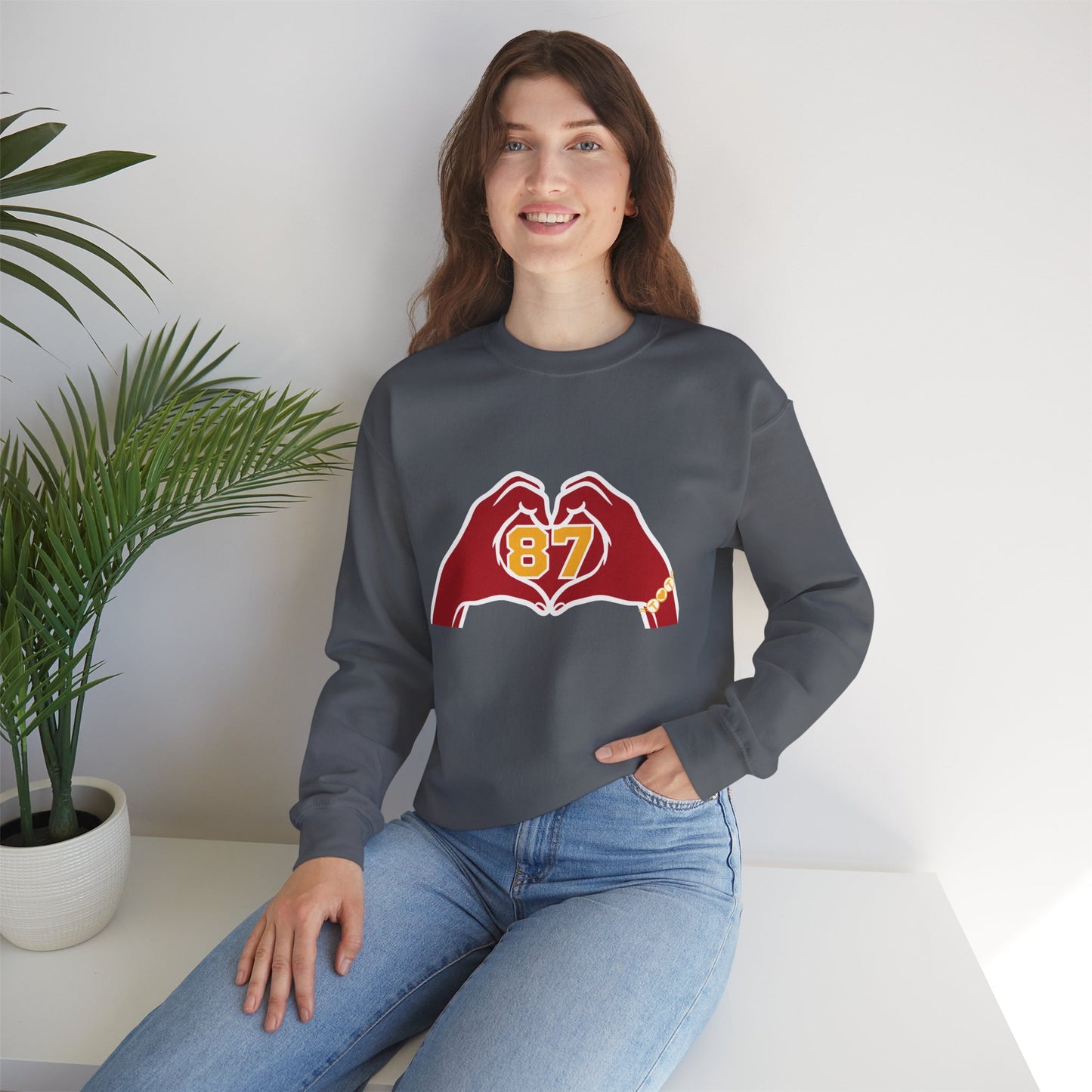 Hand Hearts Crewneck Sweatshirt