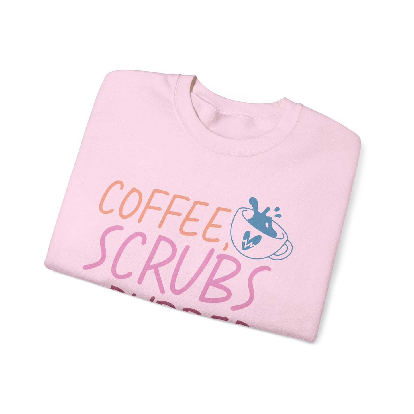 Coffee Scrubs & Rubber Gloves Crewneck Sweatshirt